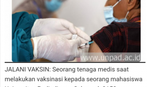 3.152  Mahasiswa Jalani Vaksinasi Secara Bertahap