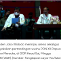 Airlangga Dampingi Presiden Jokowi Tinjau Arena Wushu PON XX