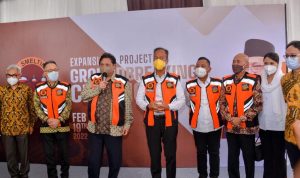 Groundbreaking Perluasan Pabrik Refinery Mineral Pertama di Indonesia, Menko Airlangga Hartarto Sebut Bupati Gresik juga Menjadi Bupati Tembaga