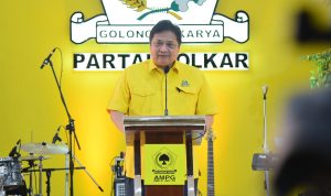 Ketum Golkar Airlangga Hartarto Minta AMPG Susun Strategi Pemenangan Pemilu 2024