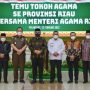 Menag Yaqut Berkunjung ke Tokoh Agama Riau