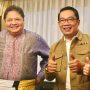 Airlangga Dikunjungi Ridwan Kamil, Singgung Dukungan Maju Pilpres 2024