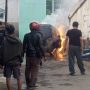 Damkar Tanjungsari Padamkan Mobil Terbakar Di Cimanggung