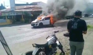 Berkahir Isi Bensin, Mobil Seharga Rp 860 Juta Hangus Terbakar