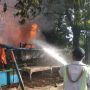 Kebakaran Di Watubelah Cirebon, Gundukan Selang Bekas Serta Warung, Ini Penyebabnya