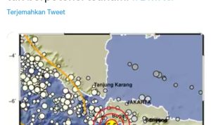 Gempa di Banten, Warga Cianjur Ikut Juga Rasakan Getaran dalam Hitungan Detik