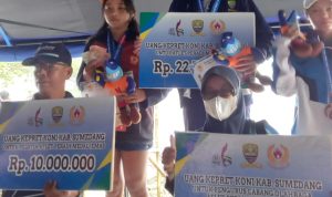 Yohana, Atlet Cabor Selam Laut asal Sumedang Sabet Dua Medali Emas di Proprov Jabar 2022