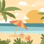 Minum kelapa muda di pantai bareng ayang!