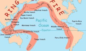 Ilustrasi / Ring of Fire atau Cincin Api Pasifik atau Lingkaran Api Pasifik (Foto: National Geographic)