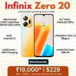Handphone Terbaru Infinix Zero 20