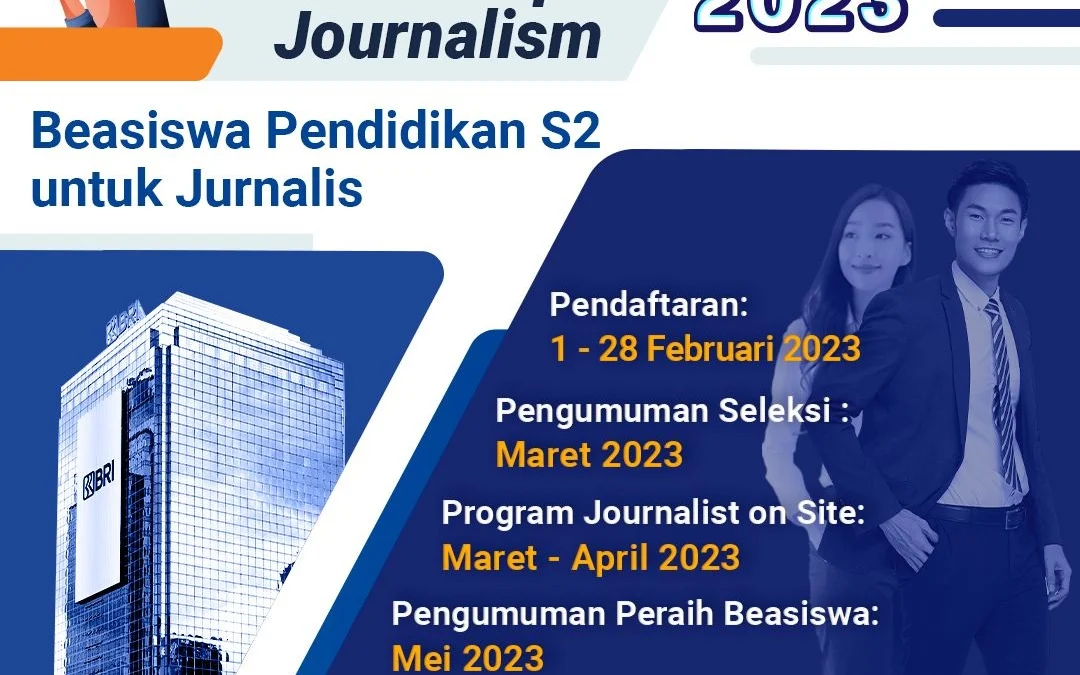 BRI Kembali Buka Kesempatan Beasiswa S2 Bagi Journalist