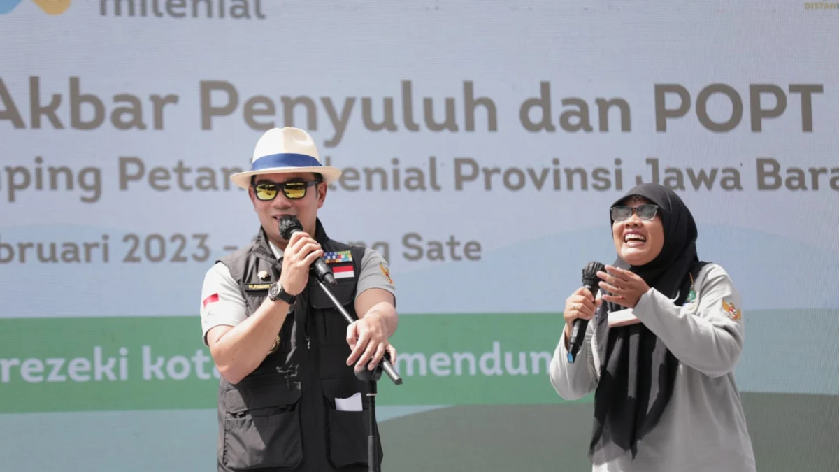 Ridwan Kamil Apresiasi Penyuluh -POPT, Komitmen Jaga Ketahanan Pangan di Jabar