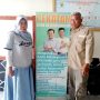 STUNTING: Photo bersama Sekretaris Desa Padasuka Ruhiyat dan Kordinator PKM Desa Padasuka Sri Nurhayati.