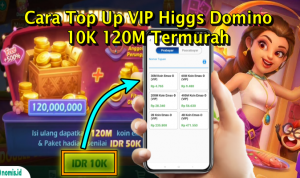 Top Up Higgs Domino 10K Via Pulsa, Dana, Transfer dan Kartu Kredit