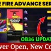 Download Free Fire Advance Server: Senjata, Karakter dan Peta Baru!