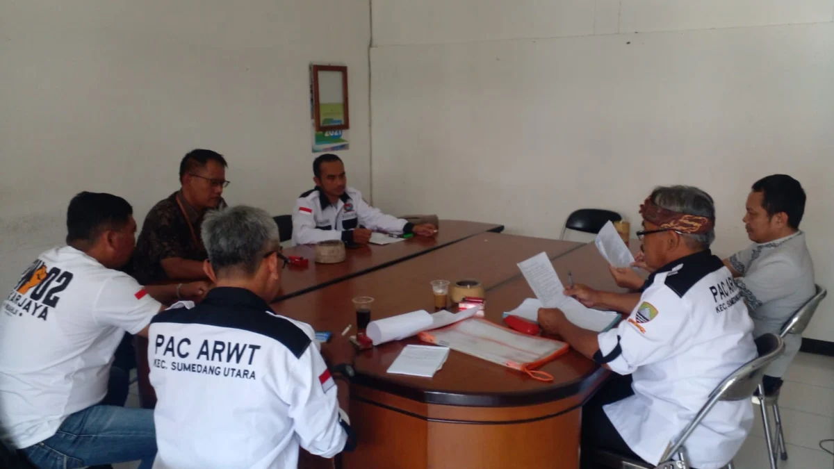 Caption : PAC ARWT Kecamatan Sumedang Utara, aktif mengadakan rapat - rapat konsolidasi