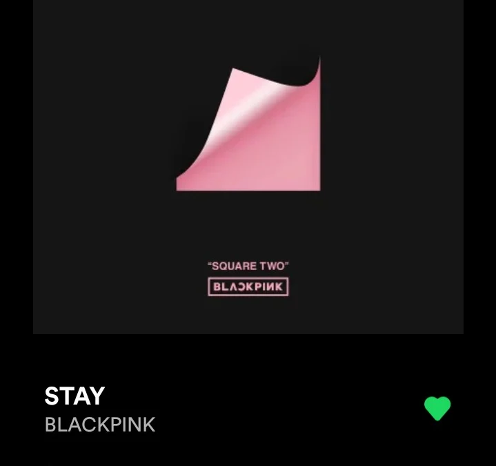 Lirik Lagu BLACKPINK - Stay