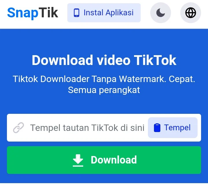 SnapTik Download Video Tiktok