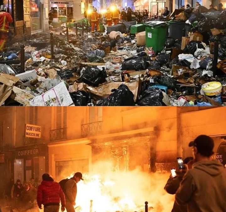 Petugas Sampah Mogok Kerja, Jalanan Prancis Dipenuhi Tumpukan Sampah