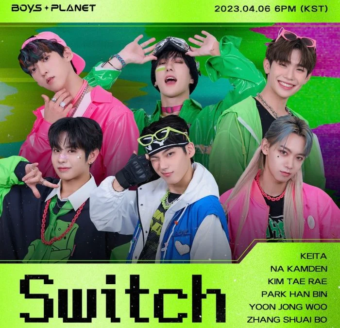Lirik Lagu Switch Boys Planet Lengkap dengan Terjemahan - Park Hanbin, Keita, Kamden, Taerae, Jongwoo, Shuaibo