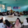 Antusias: Para Siswa SMPN 8 Sumedang saat mengikuti Kegiatan Bina Ramadan di sekolah.
