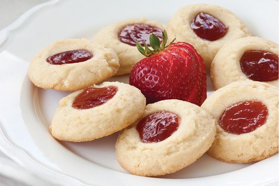 Resep Strawberry Thumbprint Cookies Cocok Untuk Kue Lebaran