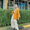Baju Warna Mustard Cocok dengan Jilbab Warna Apa?