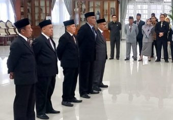 Lima Pejabat Tinggi Pratama Menduduki Jabatan Baru di Pemkab Sumedang