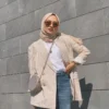 ootd kondangan hijab tanpa kebaya