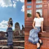 Lisa BLACKPINK Berkain Saat Pulang Kampung ke Thailand Outfit nya Bisa Jadi Inspirasi Kamu Menggunakan Bati