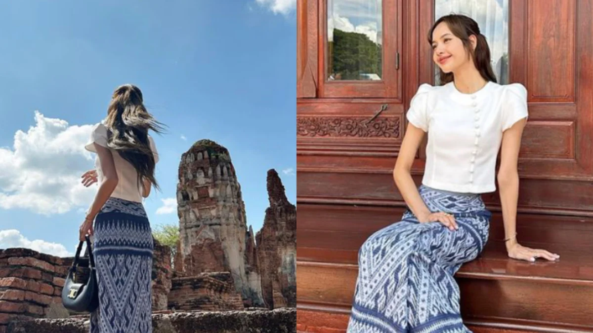 Lisa BLACKPINK Berkain Saat Pulang Kampung ke Thailand Outfit nya Bisa Jadi Inspirasi Kamu Menggunakan Bati