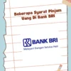 Beberapa Syarat Pinjam Uang Di Bank BRI