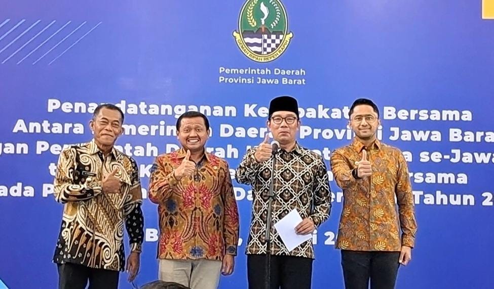 Pilkada Serentak 2024, Pemprov Danai Rp 700 Miliar dan Pemda Rp 90 Miliar, Ridwan Kamil: Persentase Jawa Barat yang Sudah Sangat Baik, Dipertahakankan Bahkan Ditingkatkan.