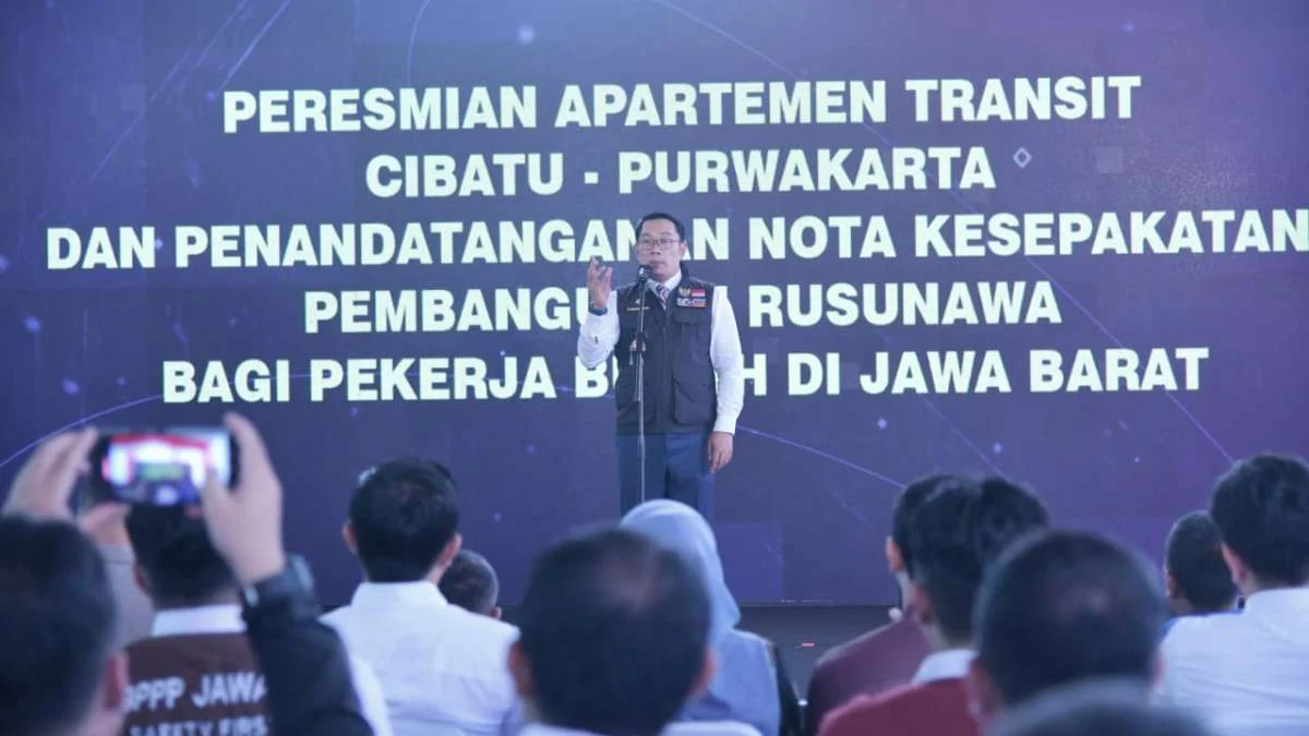 Gubernur Ridwan Kamil: Apartemen Transit Konsep Three in One untuk Tingkatkan Kesejahteraan Masyarakat