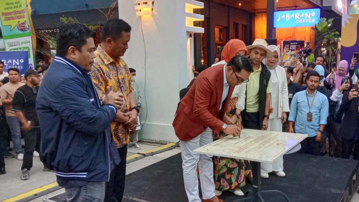 Pasar Kreatif Jawa Barat Resmi Dibuka Hari Ini, Ridwan Kamil: Jabar Ingin Jadi Tuan Rumah di Negeri Sendiri