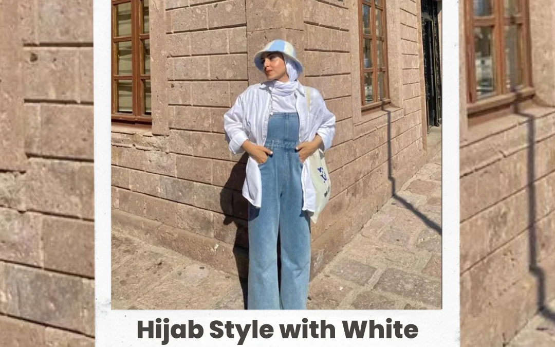 Levis Girl: Overall Levis Dipadukan Dengan Hijab dan Kemeja Putih Shining Bright