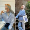 10 Rekomendasi Warna Jilbab Yang Cocok Dengan Baju Warna Baby Blue, Keliatan Elegan Anti Norak!
