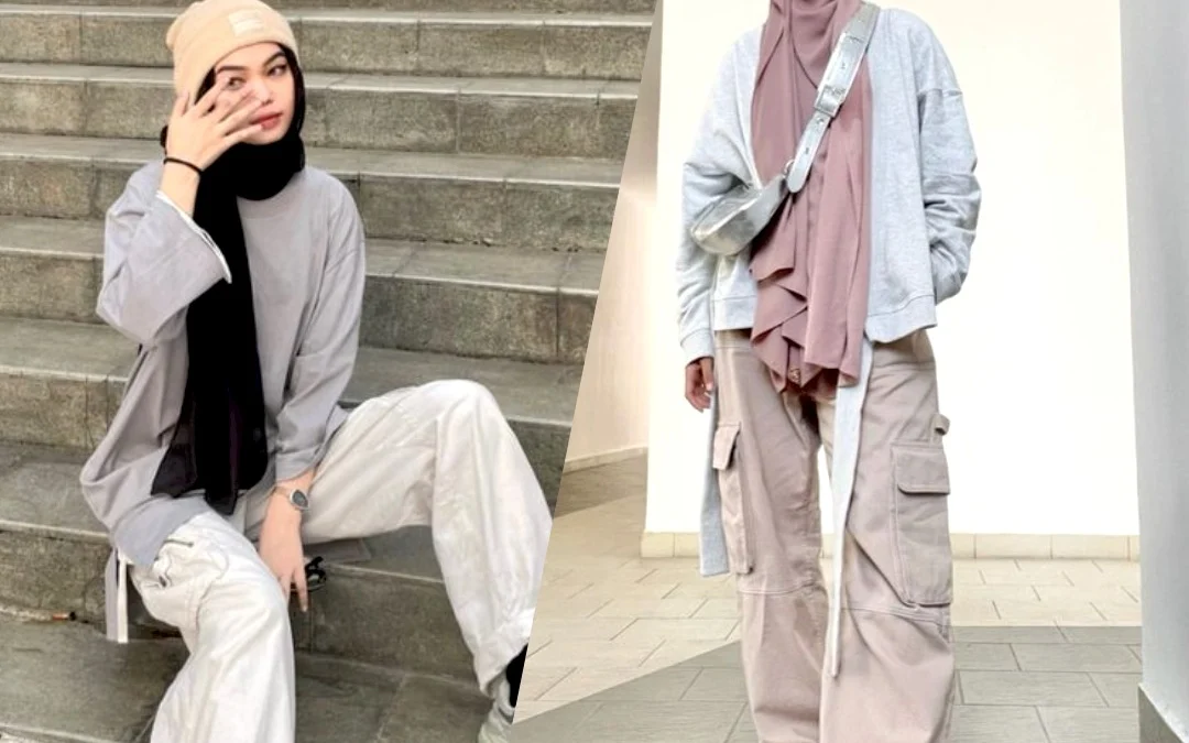 Bikin Ga Kusam! Baju Abu-Abu Muda Ternyata Cocok Dengan Jilbab Warna Berikut Ini, Yuk Intip
