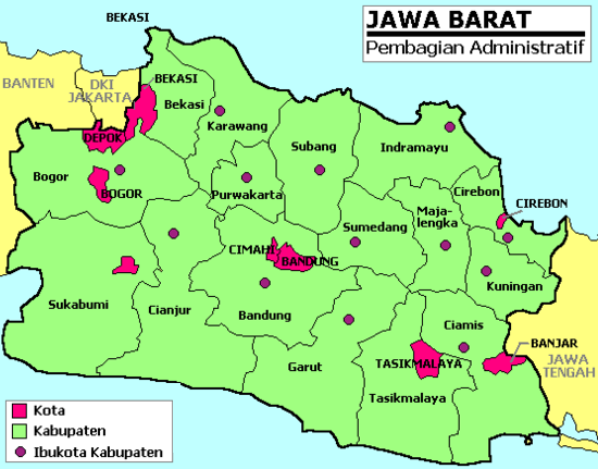Daftar Kode Pos Kabupaten Dan Kota di Jawa Barat