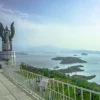 Wisata Sumedang Mirip Raja Ampat Melihat Keindahan Jati Gede dari Menara Kujang Sapasang Jadi Magnet Pengunjung