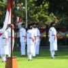 Penyelenggaraan Upacara Bendera 17 Agustus.