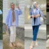 Kamu Bingung Sama Baju Biru Muda Cocok dengan Jilbab Warna Apa? Sini2 Intip 7 Inspirasinya!