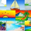 10 Contoh Gambar Pantai untuk Anak SD yang Mudah Ditiru!