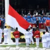 Sambut Hari Kemerdekaan Indonesia Bendera Merah Putih Sesuai Dengan UU