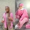 Outfit Hijab Ala Barbie! Yuk Intip Baju Pink Cocok Dengan Celana Warna Apa