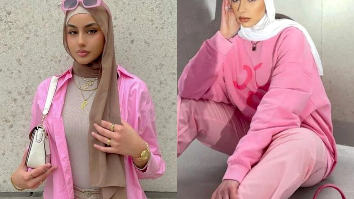 Outfit Hijab Ala Barbie! Yuk Intip Baju Pink Cocok Dengan Celana Warna Apa