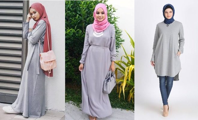 Baju Abu-abu cocok Dengan Hijab Warna Apa? Ini beberapa rekomendasinya!