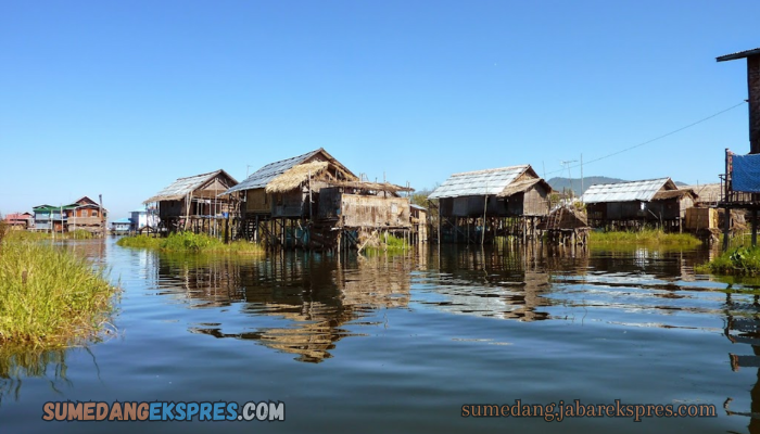 Pesona Alam Perairan di Myanmar, Inilah Kota-Kota Terapung di Danau Inle, Myanmar