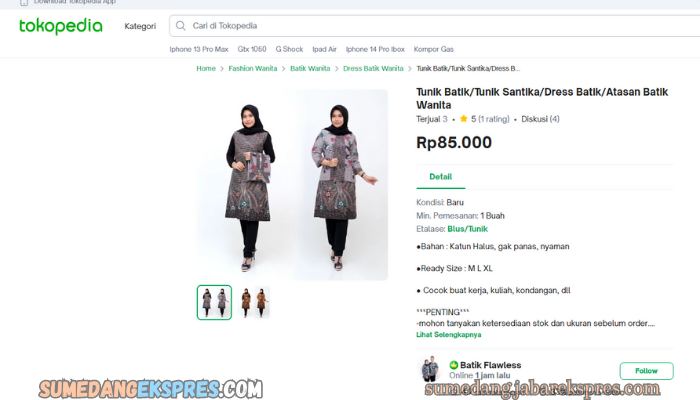 Model Batik Tunik Terbaru 2023, Bisa Kamu Pakai Ketika ke Kondangan Sama Teman