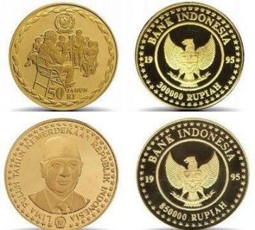 Uang koin emas banyak dicari